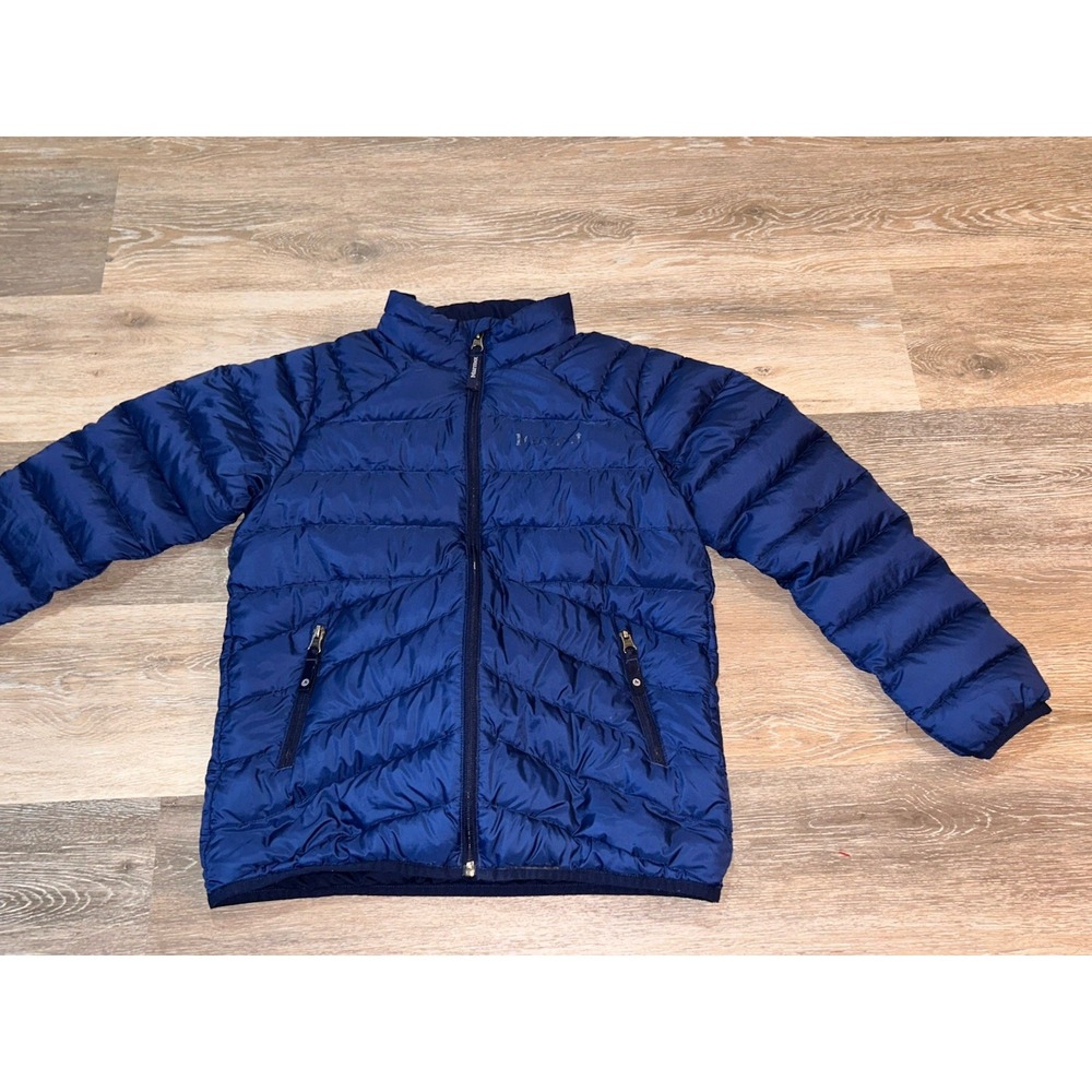Marmot Kids' Highlander Jacket, Blue Large 10-12 Down Quilted